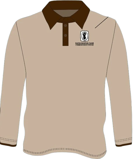 Foto kaos polo lengan panjang
